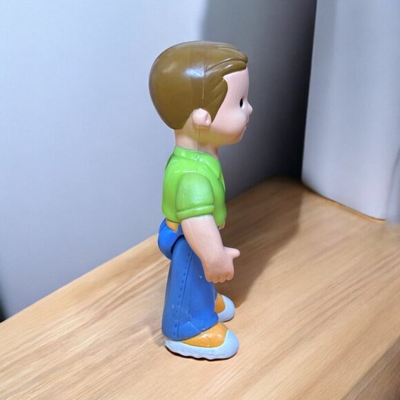 Vintage 1990s Fisher-Price My First Dollhouse Poseable Dad Father 4" Doll - Picture 3 of 6